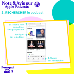 Note et avis sur apple podcast rechercher