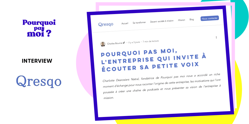Qresqo pourquoi pas moi