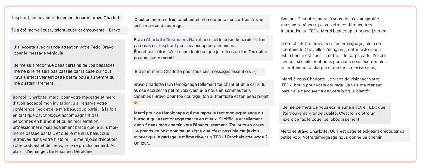 tedx temoignage
